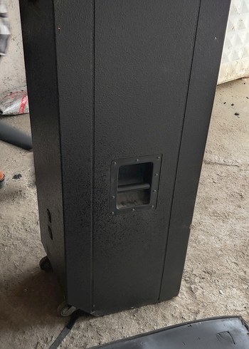 Siyah Büyük Müzik Sistemi Hoparlörü - Görsel 3