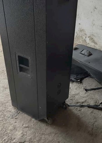 Siyah Büyük Müzik Sistemi Hoparlörü - Görsel 4