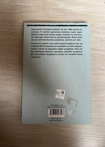 Hasretinden Prangalar Eskittim - Ahmed Arif - Görsel 2