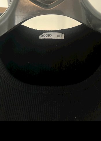 Addax Siyah Kadın Crop Top Kısa Kollu - Görsel 3