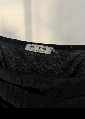 Kadın Siyah Kısa Drapeli Halter Bustiyer - Görsel 3