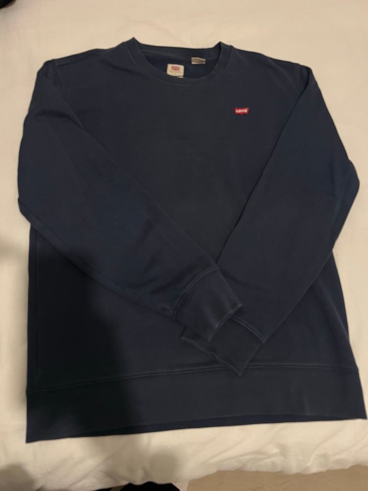 Levi's Lacivert Erkek Sweatshirt, Rahat Kesim - Görsel 3