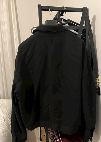 Siyah Fermuarlı Erkek Ceket - Görsel 4