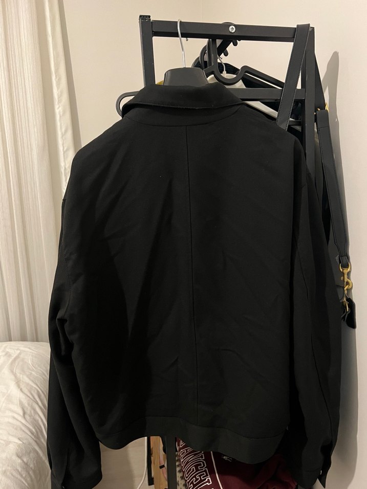 Siyah Fermuarlı Erkek Ceket - Görsel 4