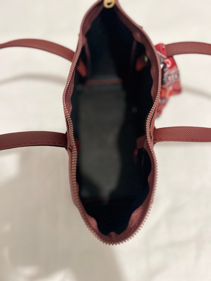 Bordo Deri Kadın Omuz Çantası - Görsel 5