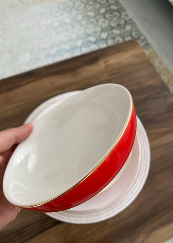 Pastel Pembe Yemek Tabağı ve Kasesi Seti - Görsel 2