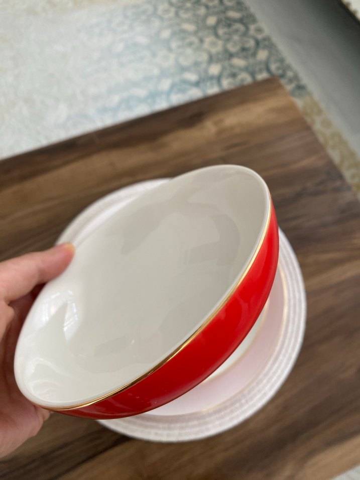 Pastel Pembe Yemek Tabağı ve Kasesi Seti - Görsel 2