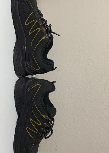 Sarı Desenli Erkek Outdoor Ayakkabısı Velcro - Görsel 2