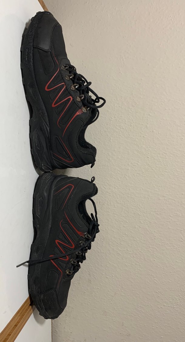 Siyah Erkek Outdoor Bağcıklı Spor Ayakkabı - Görsel 2