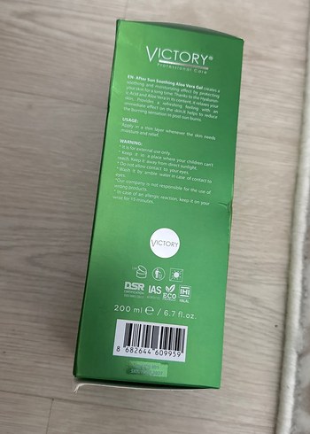 Victory Aloe Vera Jel - Güneş Sonrası Rahatlatıcı - Görsel 2