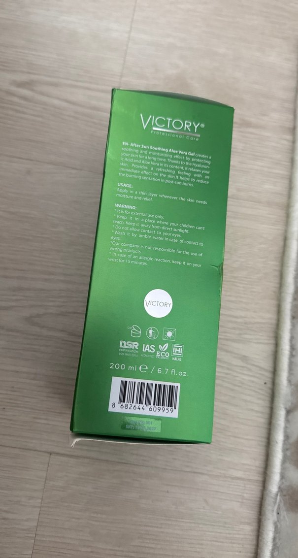 Victory Aloe Vera Jel - Güneş Sonrası Rahatlatıcı - Görsel 2