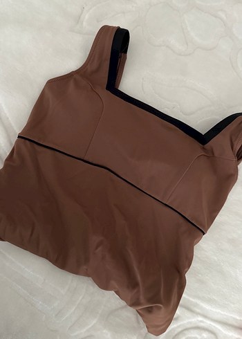 Kahverengi Basic Kadın Mayo - Görsel 3