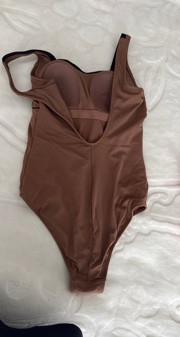 Kahverengi Basic Kadın Mayo - Görsel 2