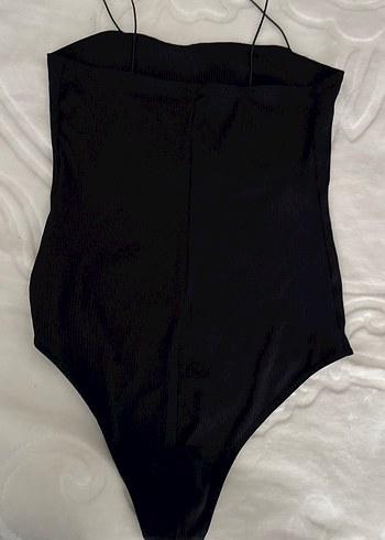 Siyah İnce Askılı Kadın Mayo - Görsel 3