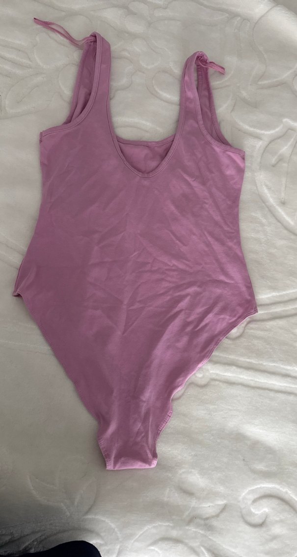 Unicorn Baskılı Mor Kız Çocuk Mayo - Görsel 2