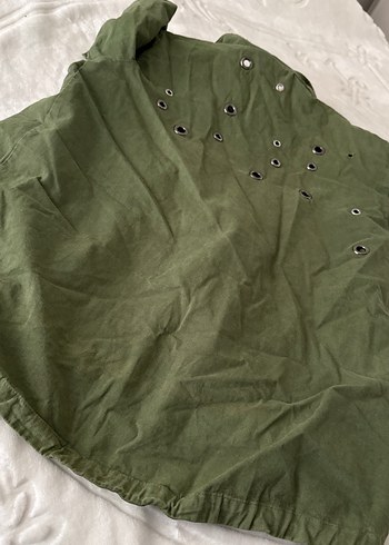 Yeşil Kadın Midi Parka Ceket - Görsel 4