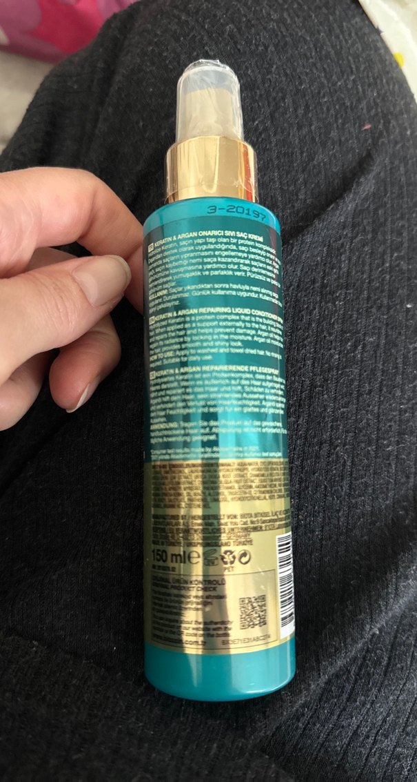 Bioxcin Keratin & Argan Sıvı Saç Kremi - Görsel 2