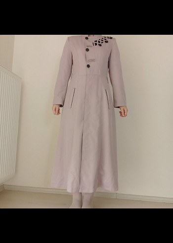 Bej Uzun Kadın Pardösü - Görsel 2