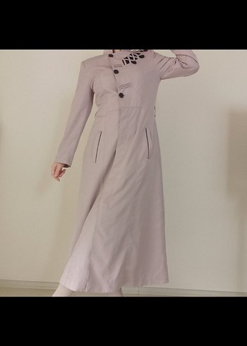 Bej Uzun Kadın Pardösü - Görsel 3