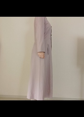 Bej Uzun Kadın Pardösü - Görsel 4