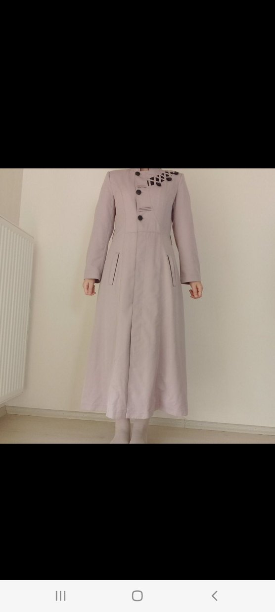 Bej Uzun Kadın Pardösü - Görsel 2