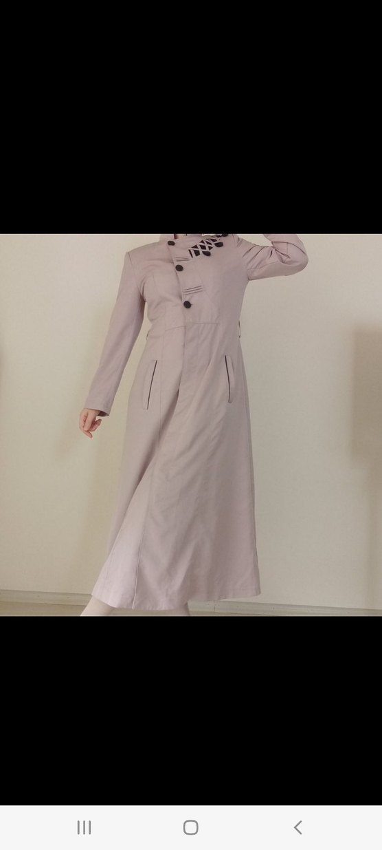 Bej Uzun Kadın Pardösü - Görsel 3