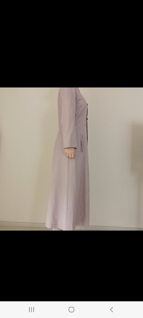 Bej Uzun Kadın Pardösü - Görsel 4