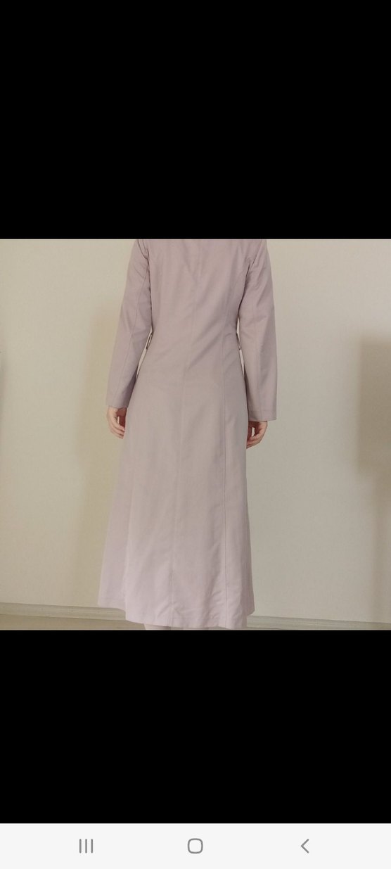 Bej Uzun Kadın Pardösü - Görsel 5