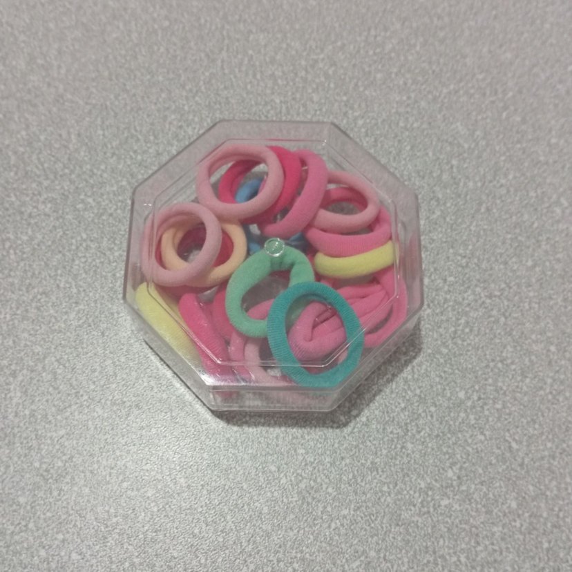 Renkli Lastikli Saç Tokaları - Görsel 2