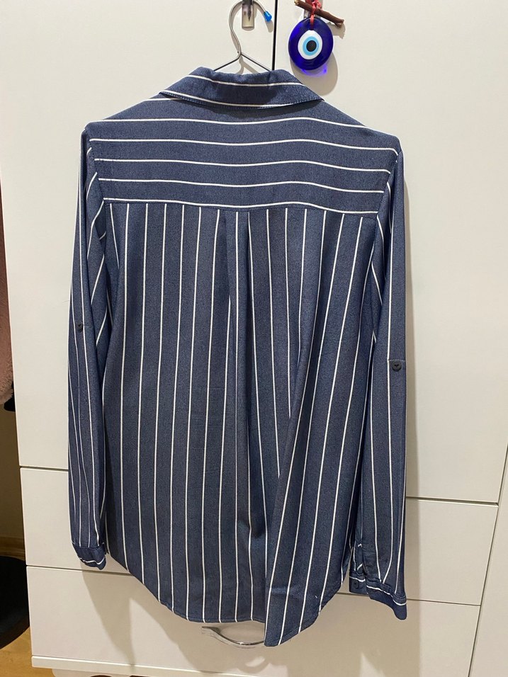 Lacivert Gömlek - Görsel 5