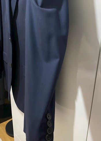 Lacivert Erkek Ofis Takım Elbise Takım - Görsel 2