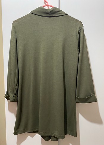 Kadın Haki Midi Ceket - Görsel 5