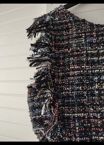 Zara Püsküllü Midi Kadın Elbise - Görsel 3