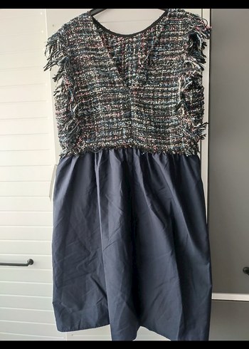 Zara Püsküllü Midi Kadın Elbise - Görsel 4