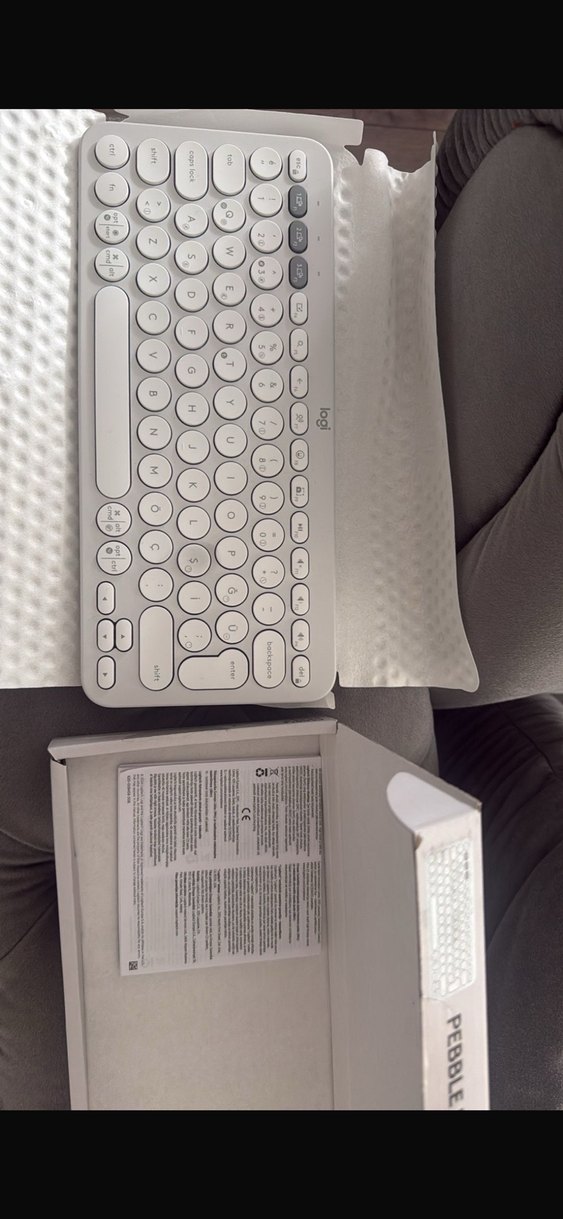 Logitech Beyaz Kablosuz Klavye K380S - Görsel 3