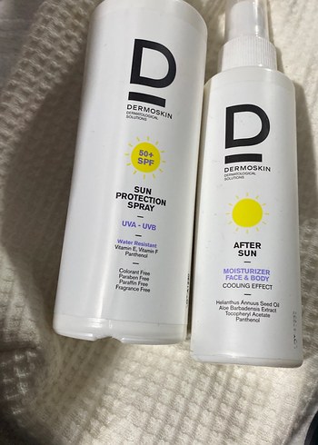 Dermoskin SPF 50+ Güneş Koruyucu Sprey ve Sonrası Nemlendirici - Görsel 2