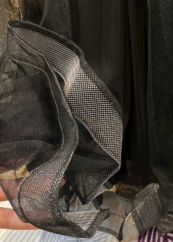 Siyah şık uzun elbise - Görsel 3