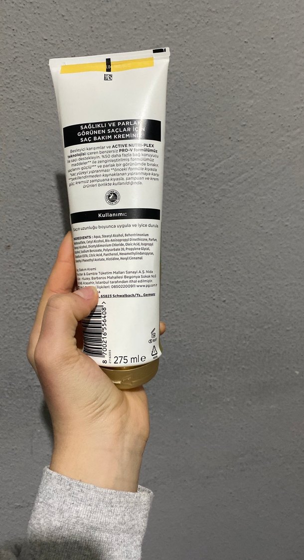 Pantene Güç ve Parlaklık Saç Bakım Kremi - Görsel 5