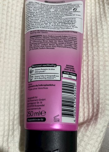 Isana Keratin & Onarım Şampuanı - Görsel 4