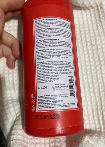 SLES İçermeyen Saç Dökülmesine Karşı Şampuan 400 ml - Görsel 5