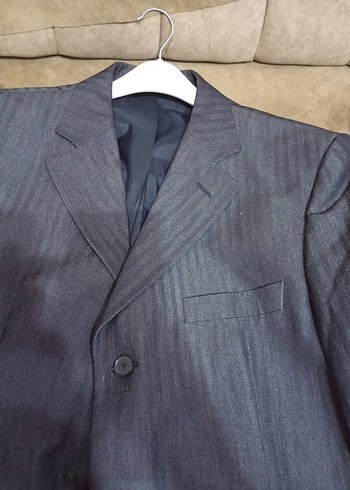 Network Düğmeli Siyah Erkek Takım Ceketi - Görsel 6