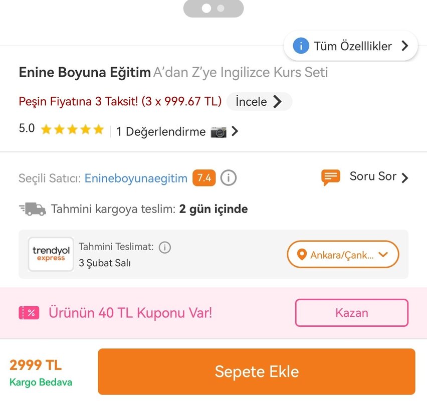 A'dan Z'ye İngilizce Görüntülü Eğitim Seti - Görsel 2