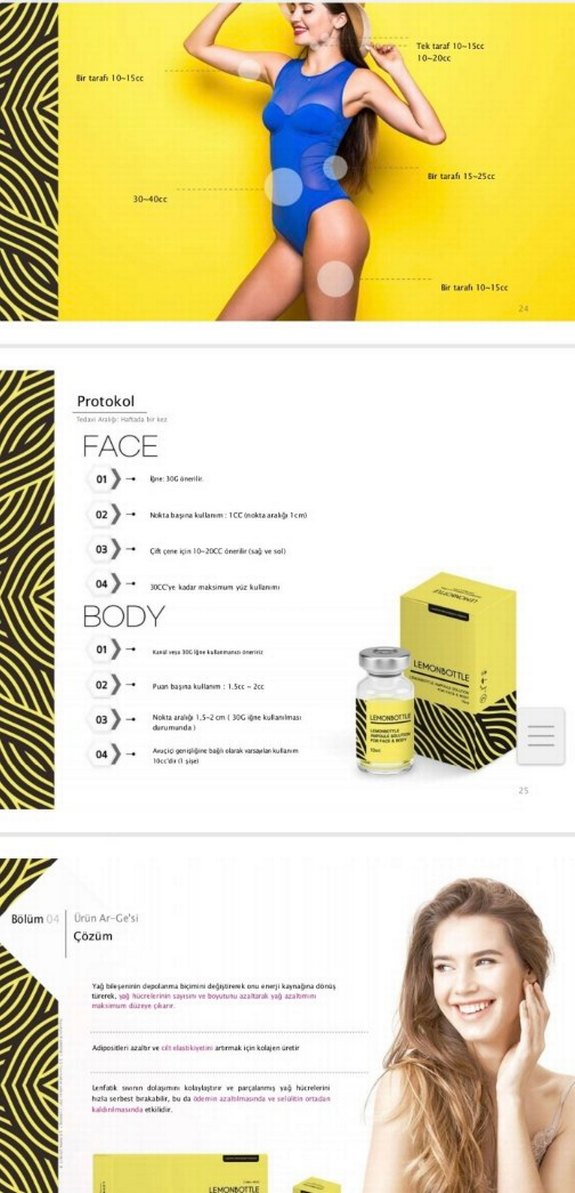 Lemon Bottle yağ yakıcı Solüsyon - Görsel 4