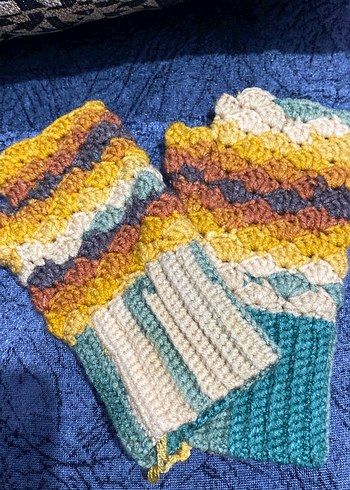 Nakışlı Çok Renkli Fırın Eldiveni - Görsel 2