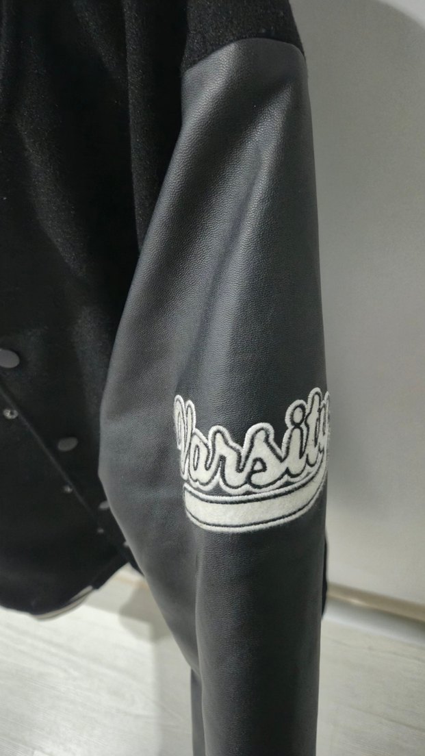 Siyah Baskılı Spor çocuk Ceket - Görsel 2