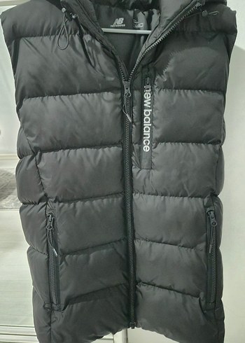 New Balance Siyah Kapitone erkek Yelek - Görsel 2