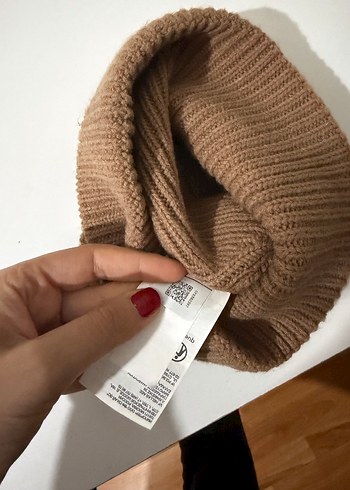 The North Face Bej Örgü Kadın Bere - Görsel 2