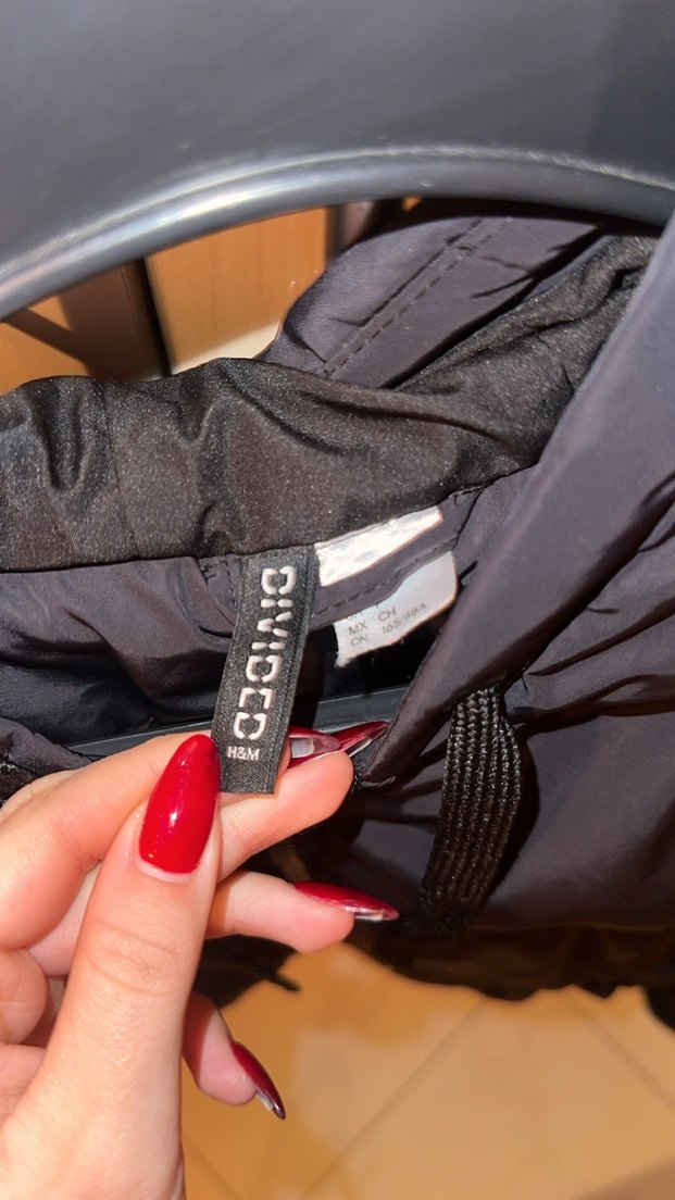 Siyah Kadın Puff Mont, Yüksek Yaka, Uzun Kollu - Görsel 3