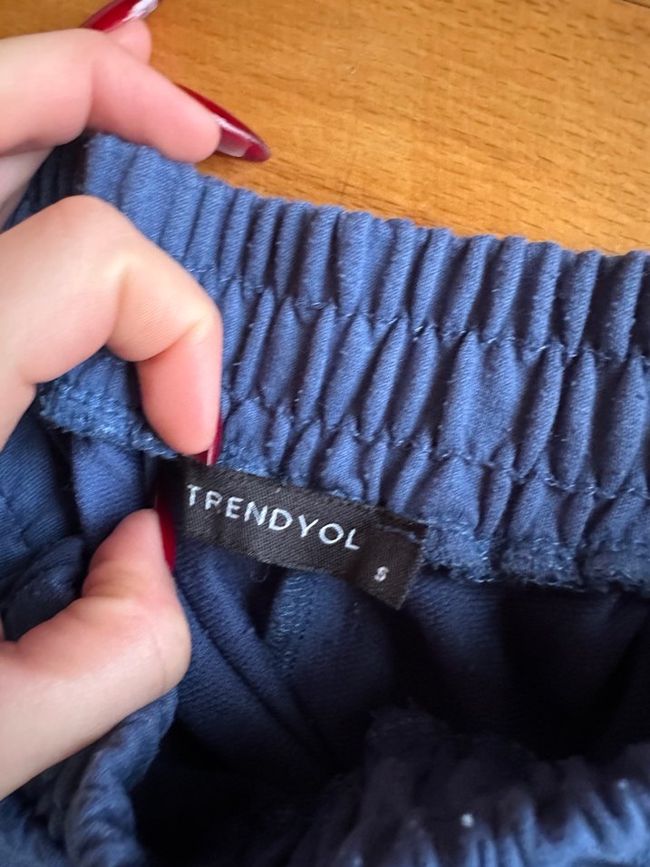 Kadın Mavi Rahat Kesim Eşofman Altı - Görsel 2