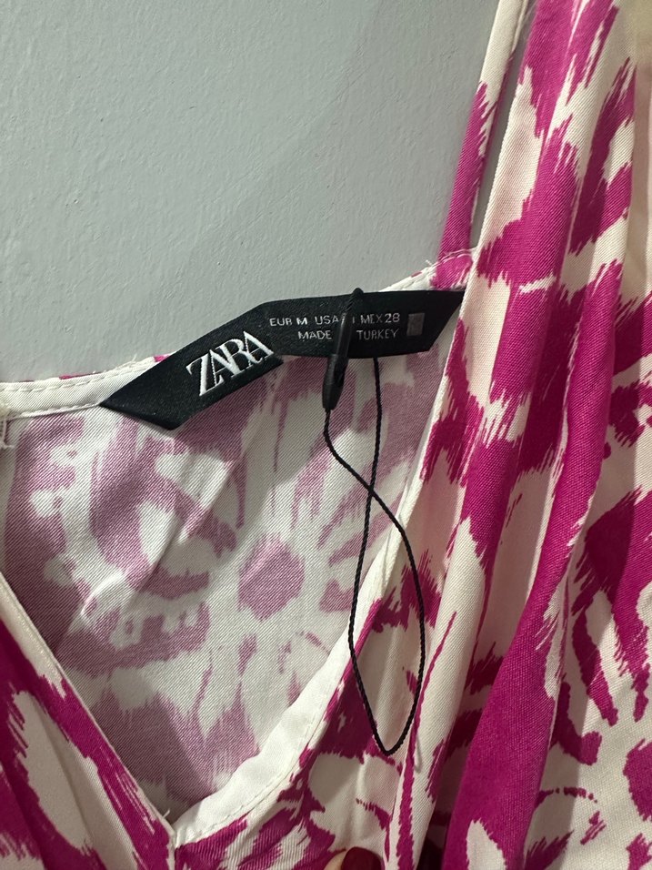 Pembe Bağlamalı Uzun Askılı Tulum - Görsel 3